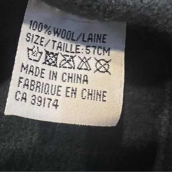 Picabo Black Wool Hat - Picture 2 of 3